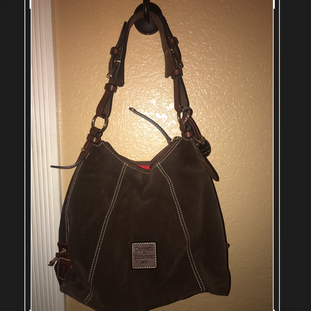 Suede Dooney and Bourke purse